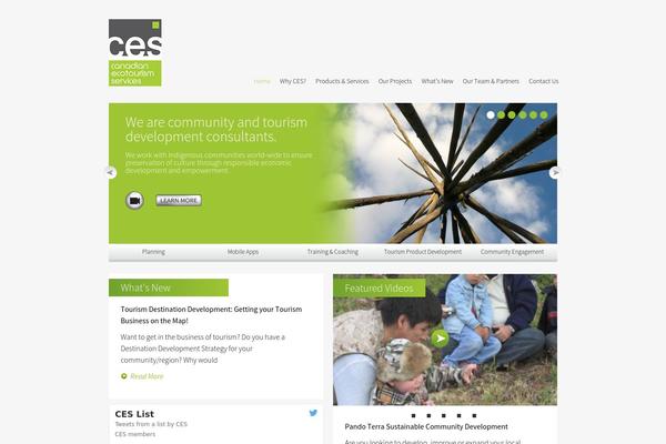 Ces theme site design template sample