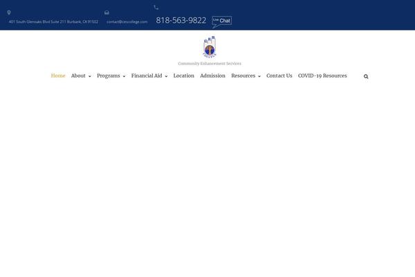 College theme site design template sample
