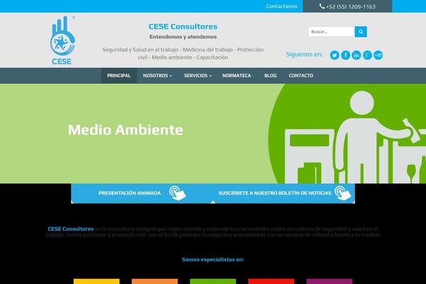 Inspire theme site design template sample
