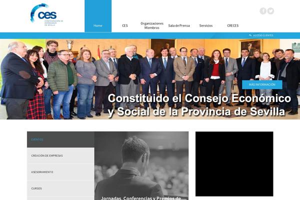 cesevilla.es site used Upbootstrap3wp