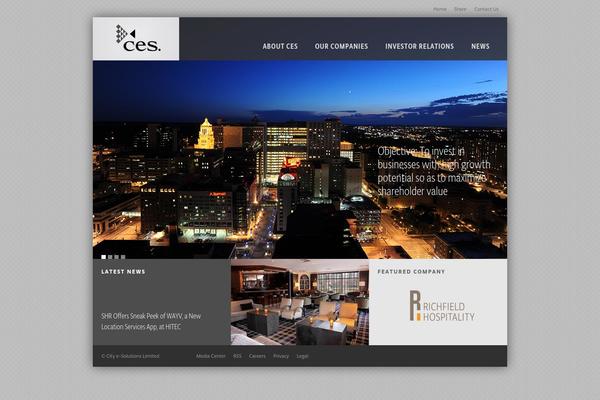 Ces theme site design template sample