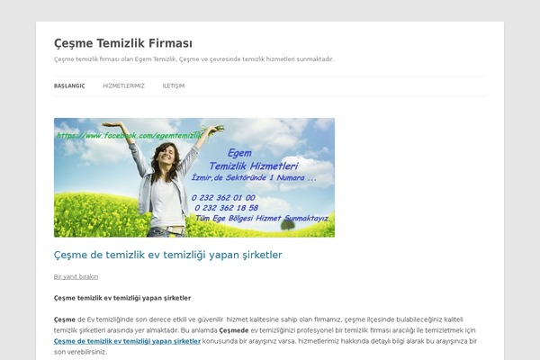 cesmetemizlik.gen.tr site used Personal Portfolio