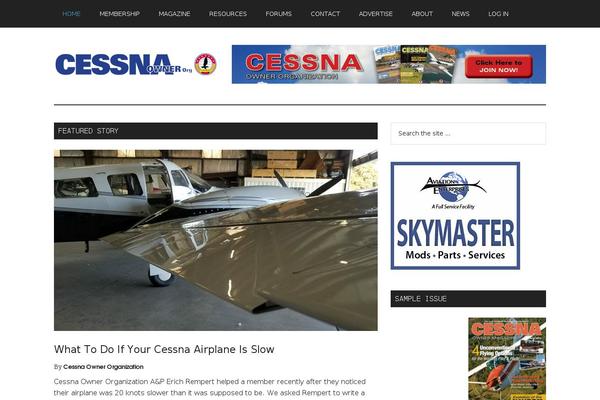 Magazine Pro theme site design template sample