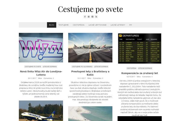 cestujemeposvete.sk site used Wpex-mesa