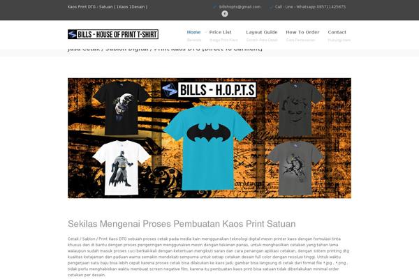 Bigwig theme site design template sample