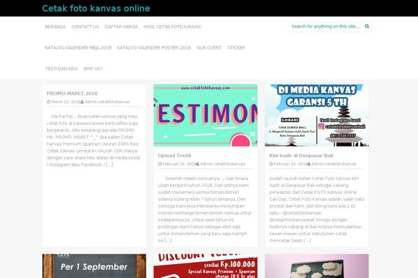 Inkness theme site design template sample