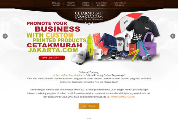 Ingrid theme site design template sample