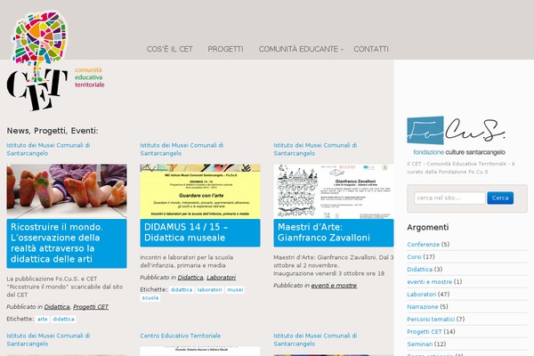 cetcomunitaeducante.it site used Cet