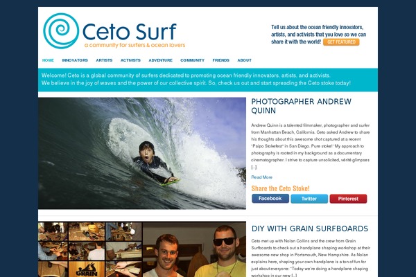 Organic Magazine theme site design template sample