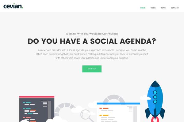Shadow theme site design template sample