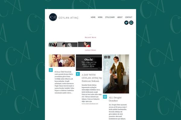 Iris theme site design template sample