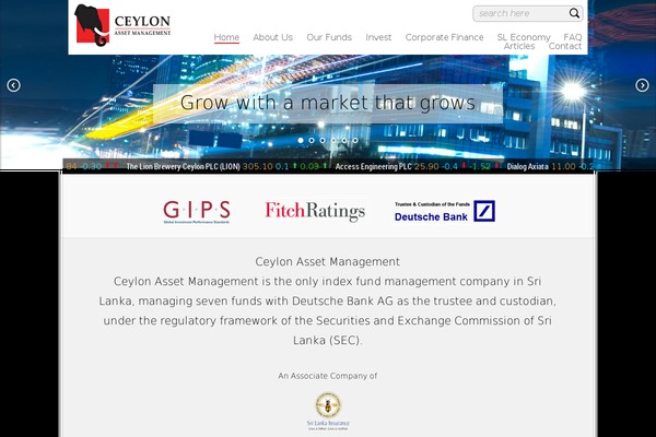 ceylonassetmanagement.com site used Cam
