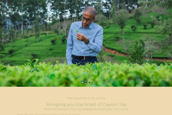 ceylonblacktea.com site used OceanWP