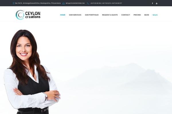 Easyweb theme site design template sample