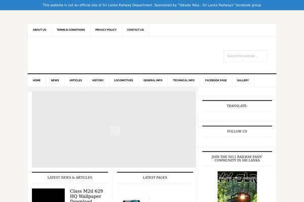 Site using Simple Follow Me Social Buttons Widget plugin