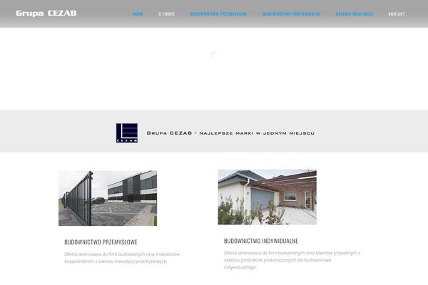 Central theme site design template sample