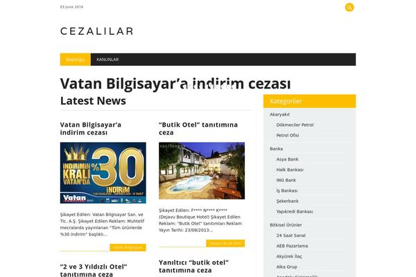The Newswire theme site design template sample
