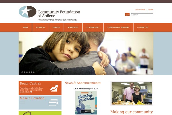 Cfa theme site design template sample