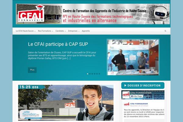 evolve theme site design template sample