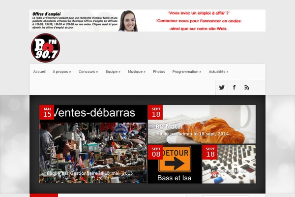Nexus theme site design template sample