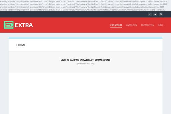 Site using Divi_popup_builder plugin