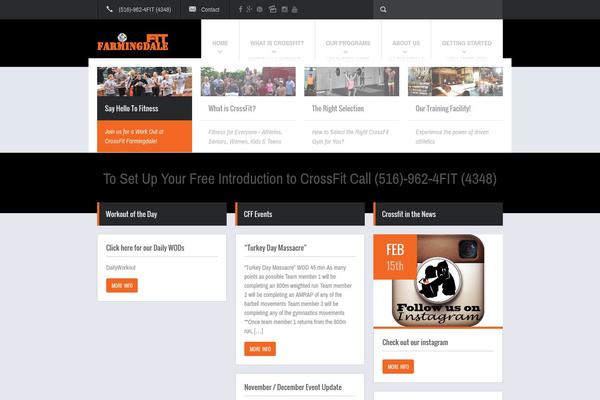 Fit Wp theme site design template sample