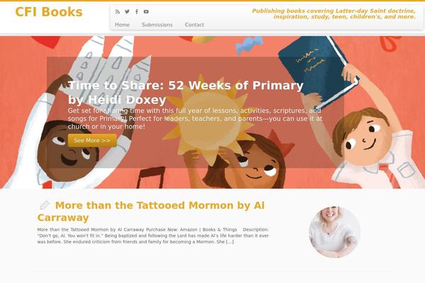 Customizr theme site design template sample
