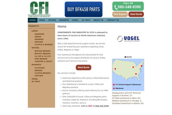 Cfi theme site design template sample
