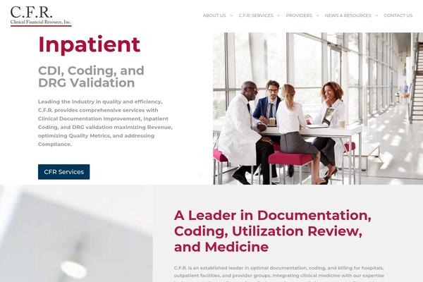 Infinite theme site design template sample