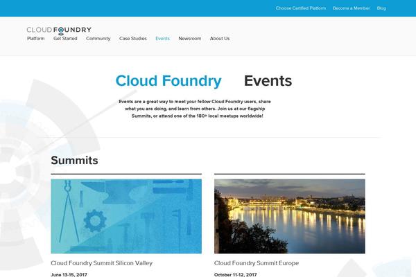 Site using WP Meetup plugin