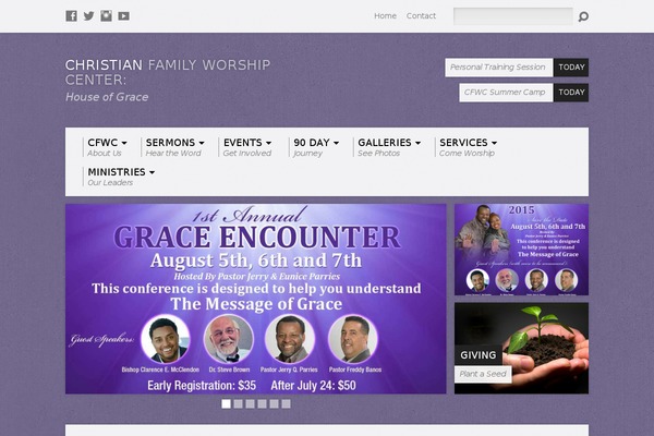 Resurrect theme site design template sample