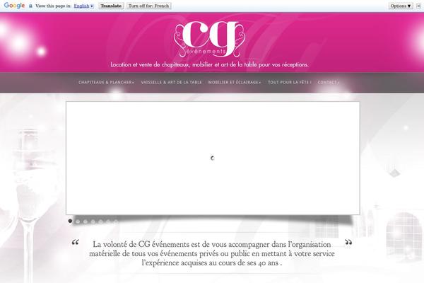Evolution theme site design template sample