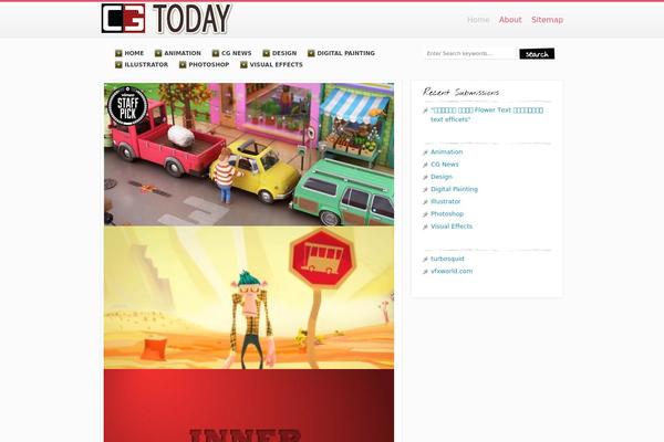 Garden theme site design template sample