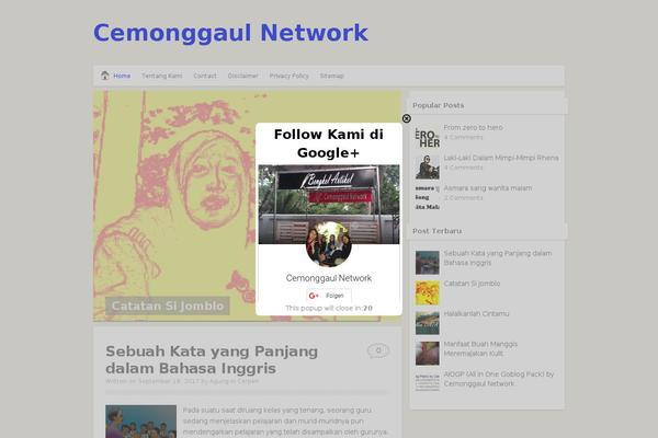 Minimalia theme site design template sample