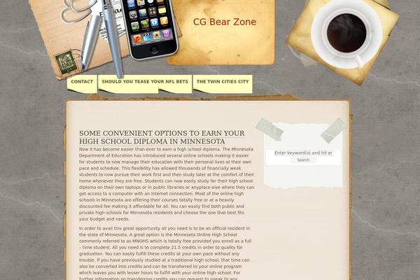 Desk Mess Mirrored theme site design template sample