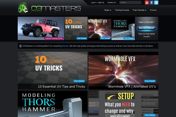 Cgm theme site design template sample