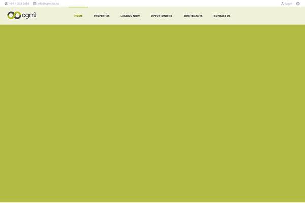 Jupiter theme site design template sample
