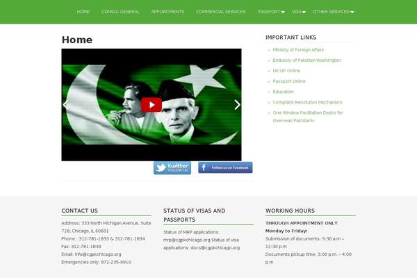 Business One Page theme site design template sample
