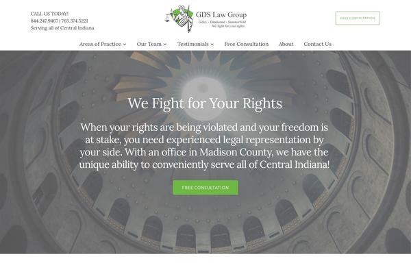 cgslawgroup.com site used Skeleton-child