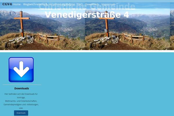 Tesseract theme site design template sample