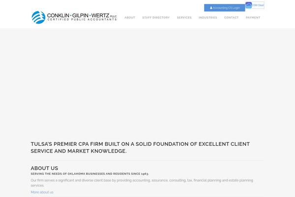 Bridge Child theme site design template sample