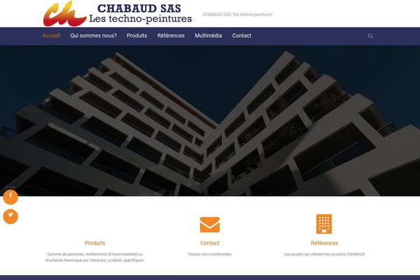 chabaud.com site used Converio-child-theme
