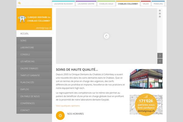 chablais-dentaire.ch site used Vertikal-cariyo