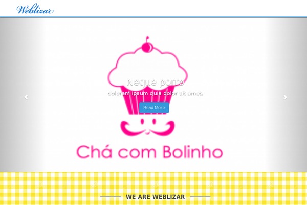 Weblizar theme site design template sample