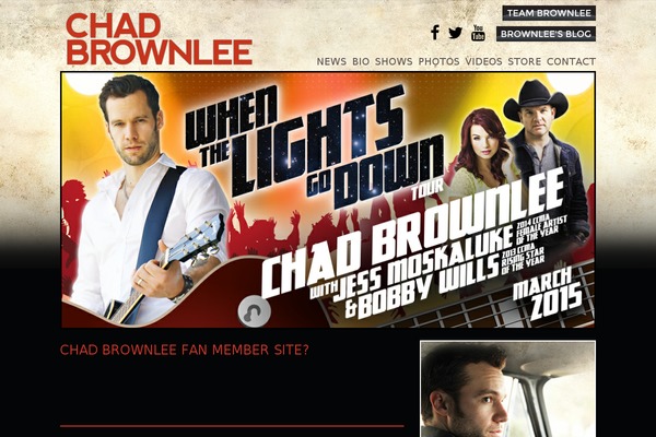 chadbrownlee.com site used Chad