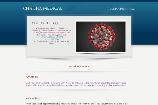 Karma Child theme site design template sample