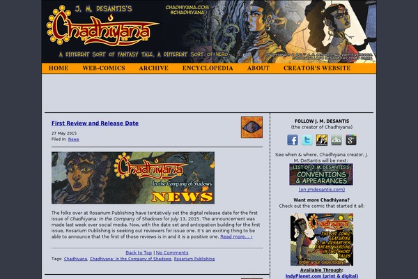 Site using Comic Easel plugin