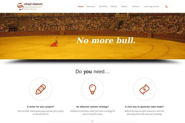 Savant theme site design template sample