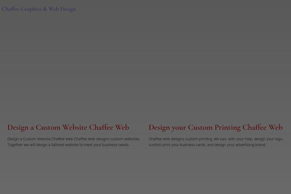 chaffeeweb.com site used Comdigex