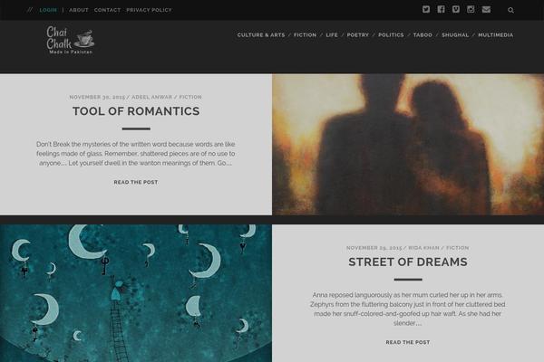 tracks-child theme websites examples